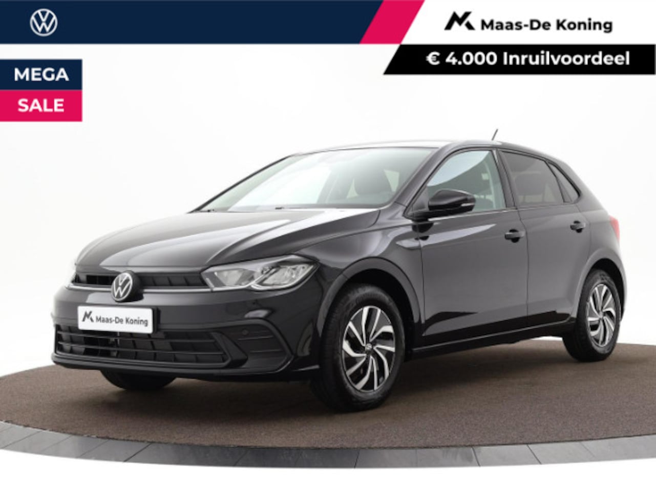 Volkswagen Polo - 1.0 TSI 95 pk Life Edition · Camera · Apple/Android Car Play · P-Sensoren · 15'' Inch ·  M - AutoWereld.nl