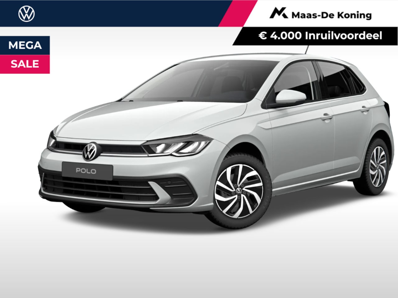 Volkswagen Polo - 1.0 TSI 95 pk Life Edition · Camera · Apple/Android Car Play · P-Sensoren · 15'' Inch · ME - AutoWereld.nl