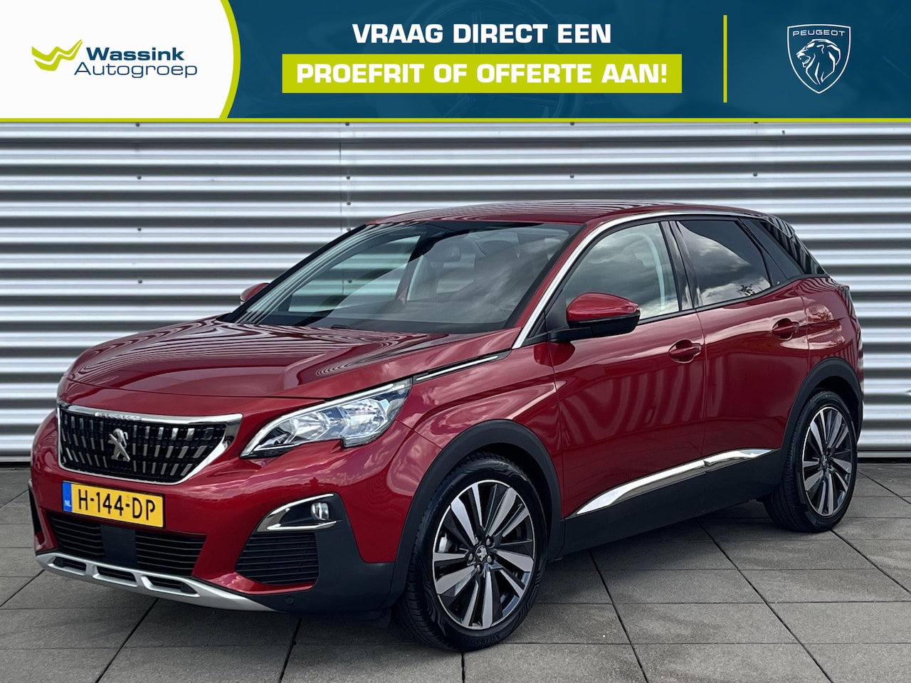 Peugeot 3008 - 1.2 PureTech Blue Lease Premium Navigatie | Trekhaak | Camera | Climate Control - AutoWereld.nl