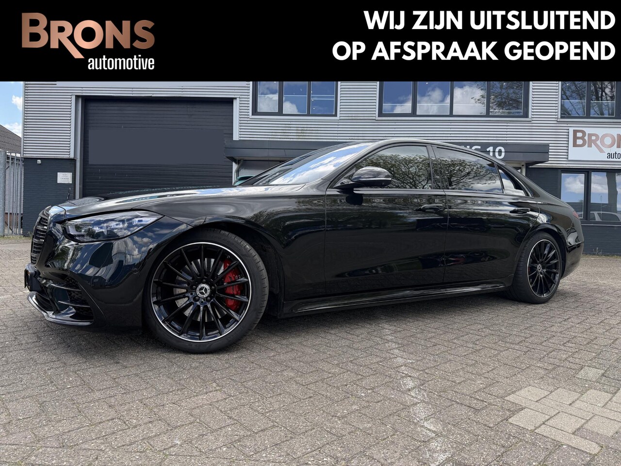 Mercedes-Benz S-klasse - 580 4MATIC Lang AMG Line 4 wiel sturing l full options - AutoWereld.nl