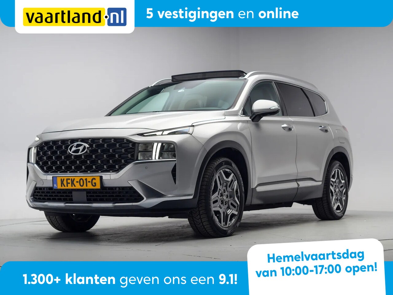 Hyundai Santa Fe - 1.6 T-GDI PHEV Premium Sky Aut. 7-pers [ Panorama Leder Adapt.cruise ] - AutoWereld.nl