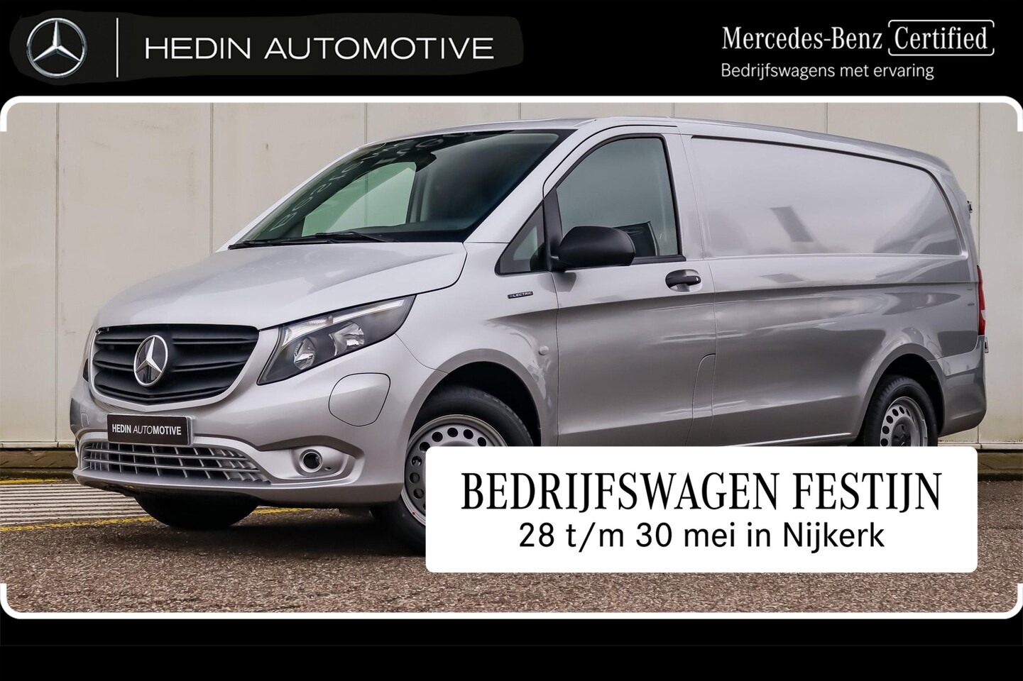 Mercedes-Benz eVito - eVito L2 | Audiopakket | Zitcomfortpakket | Cruisecontrol | Airco met Voorklimatisering | - AutoWereld.nl