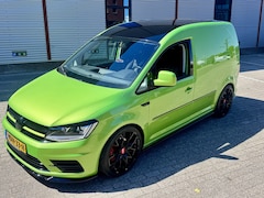 Volkswagen Caddy - 2.0 TDI viper green. led .verlaagd unieke caddy 19 inch. leer