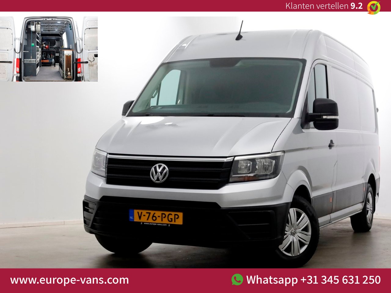 Volkswagen Crafter - 35 2.0 TDI 177pk L3H3 (L2H2) Airco/Camera/Inrichting 07-2019 - AutoWereld.nl