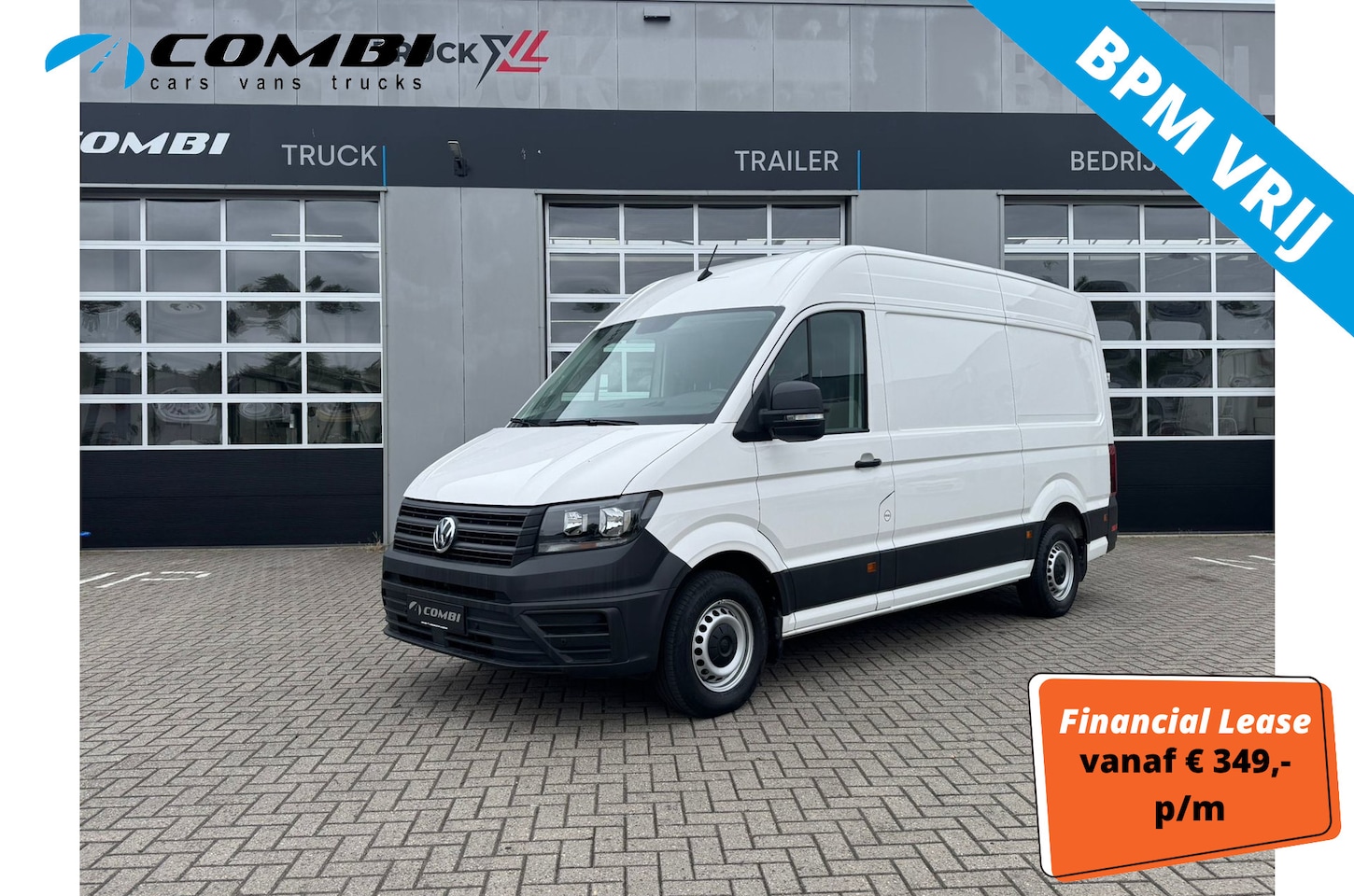 Volkswagen Crafter - 35 2.0 TDI L3H3 > Trekhaak/P sensoren/Navigatie - AutoWereld.nl