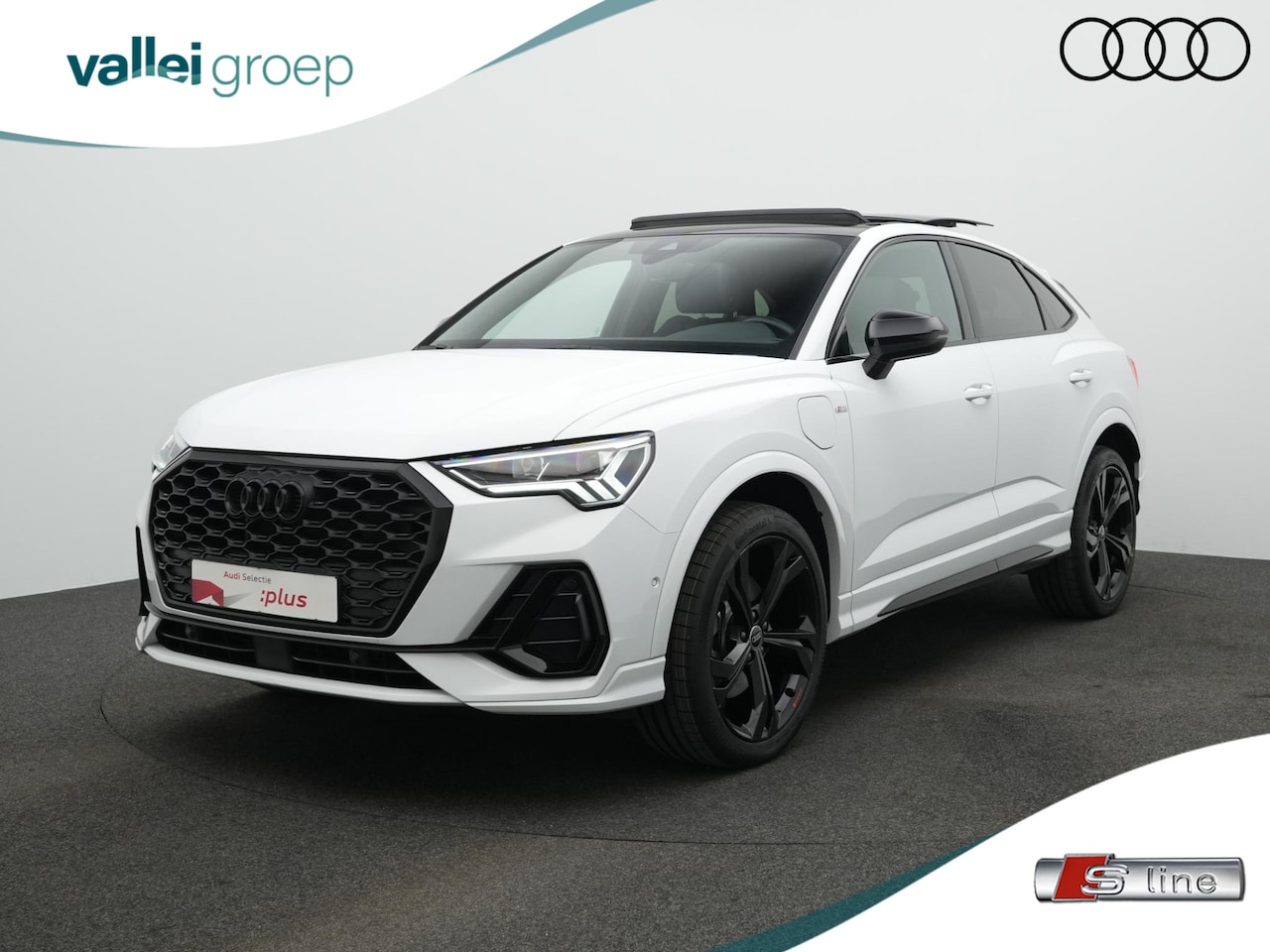 Audi Q3 Sportback - 45 TFSI e 245 pk S-Line | Panoramadak | Trekhaak | Geheugenstoel | Leder/alcantara | Sonos - AutoWereld.nl