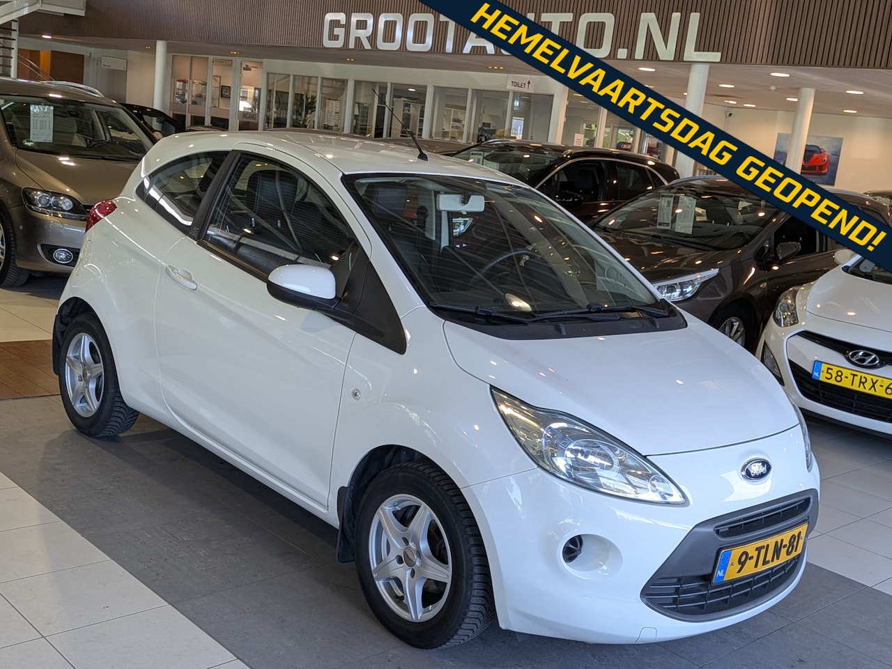 Ford Ka - 1.2 Style start/stop Airco, Lederen bekleding, Stuurbekrachtiging - AutoWereld.nl