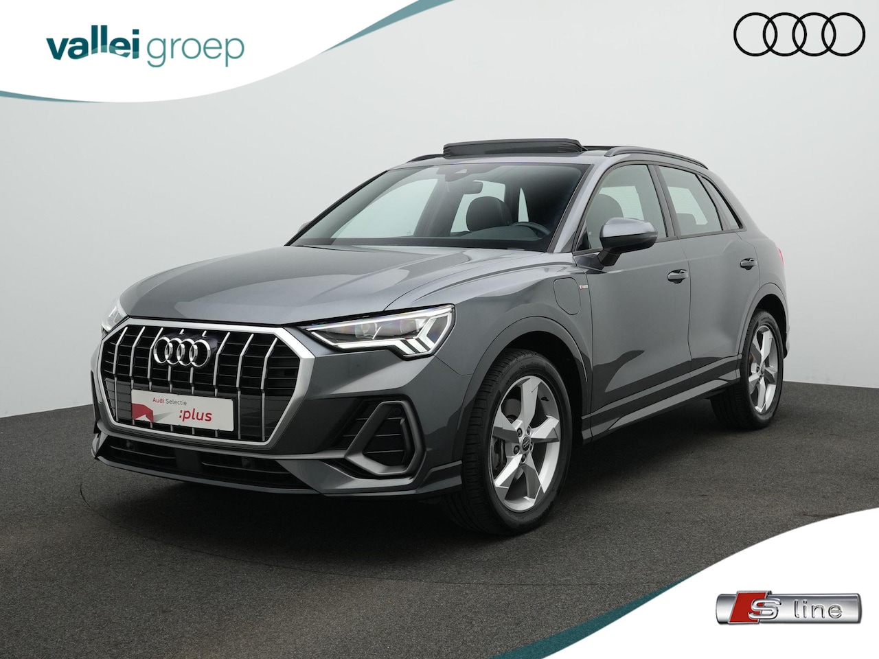 Audi Q3 - 45 TFSI e 245 pk S-Line | Panoramadak | Leder/alcantara | Achteruitrijcamera | Adaptive Cr - AutoWereld.nl