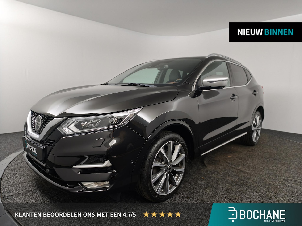 Nissan Qashqai - 1.3 DIG-T Tekna + | Panoramadak | Leer | Camera | Bose - AutoWereld.nl