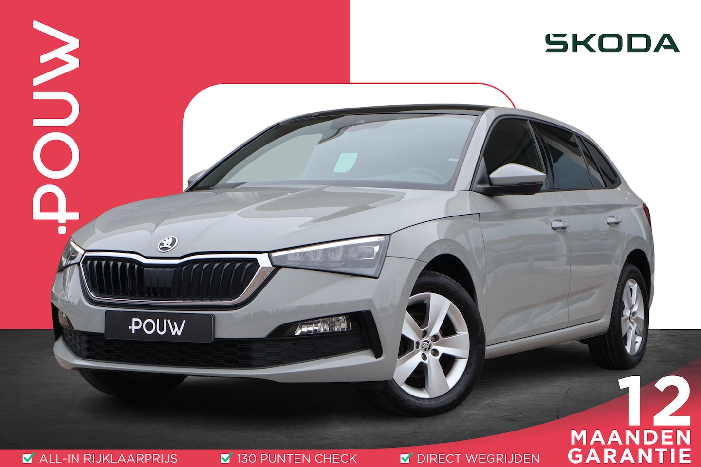 Skoda Scala - 1.0 TSI 110pk DSG Sport Business | Panoramadak | Stoelverwarming | Apple Carplay | PDC - AutoWereld.nl
