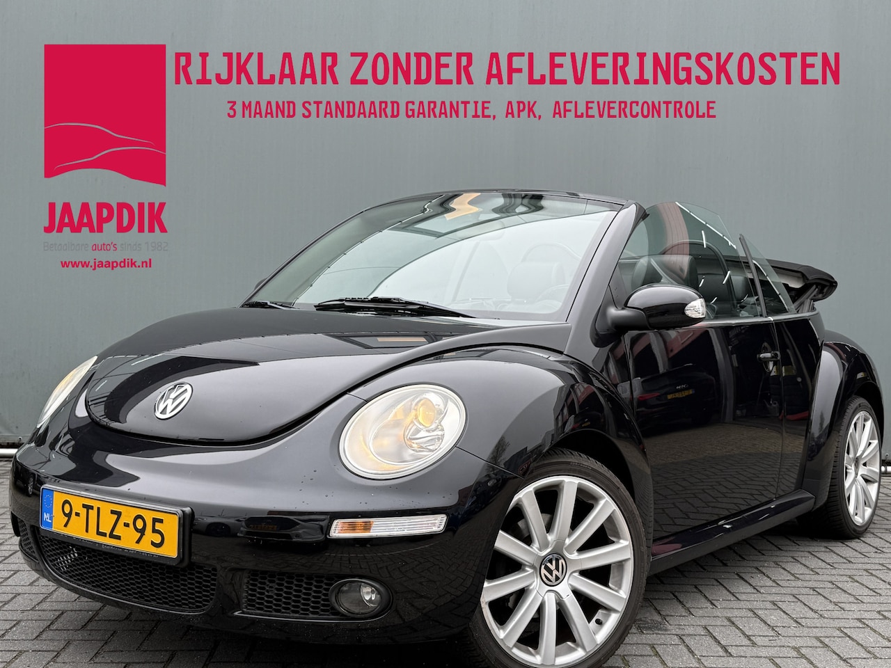 Volkswagen New Beetle Cabriolet - BWJ 2005 2.0 Highline Automaat NIEUW BINNEN! LEDER | STOELVERW. | UNIEKE KM | - AutoWereld.nl