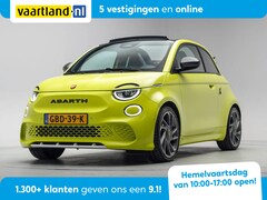 Abarth 500 - 500C Cabrio Turismo 42 kWh [ Navi Apple / Android Stoelverwarming Cruise Camera ]