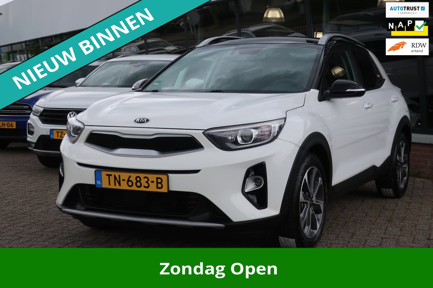 Kia Stonic - 1.0 T-GDi DynamicLine 1e EIG_LED_NAVI_KEYLESS_CAM_17-INCH. - AutoWereld.nl