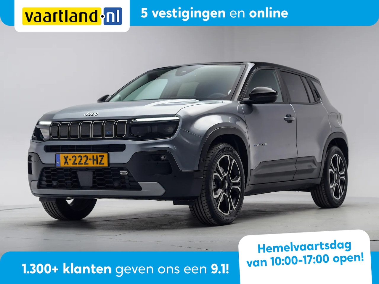 Jeep Avenger - 1st Edition 54 kWh 3 fase [ LED Navi Climate Camera Adapt.cruise ] - AutoWereld.nl