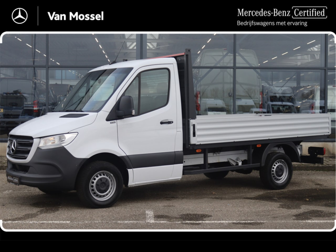 Mercedes-Benz Sprinter - 317 CDI Aut. L2 Open laadbak |AIRCO/MBUX/CARPLAY/CAMERA} Certified - AutoWereld.nl