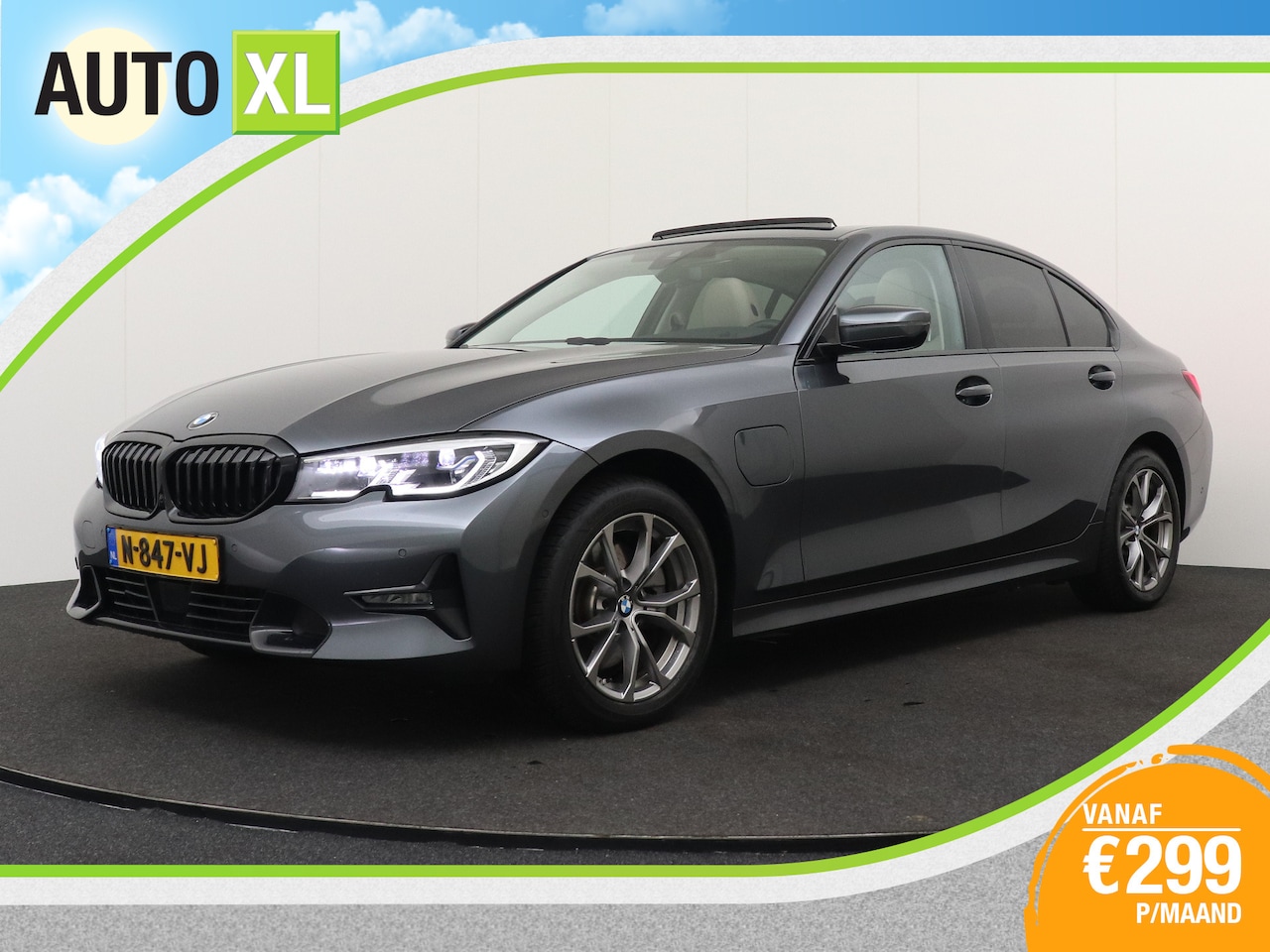 BMW 3-serie - 320e M-Sport Schuif/kanteldak Leder/Sportstoel Ada.Cruise Laser-Light - AutoWereld.nl