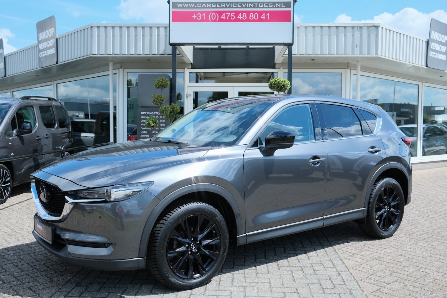Mazda CX-5 - 2.0 SkyActiv-G 165 Newground 360 Leder/Alcantara Lane assist, Add cruise, 19"inch, Automaa - AutoWereld.nl