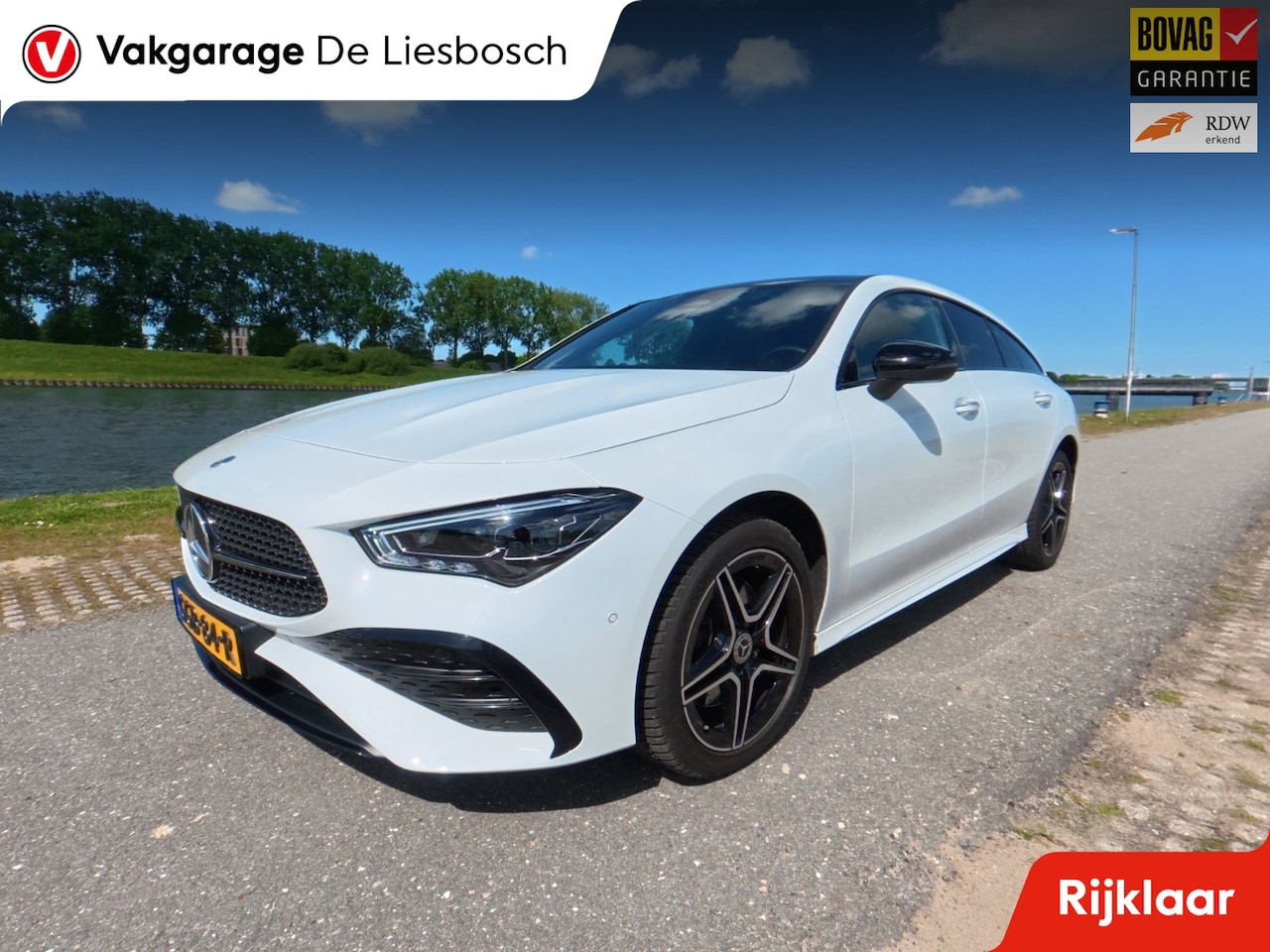 Mercedes-Benz CLA-klasse Shooting Brake - 250 e AMG Line Panorama-dak/ led verlichting / Burmester / Ambient verlichting - AutoWereld.nl