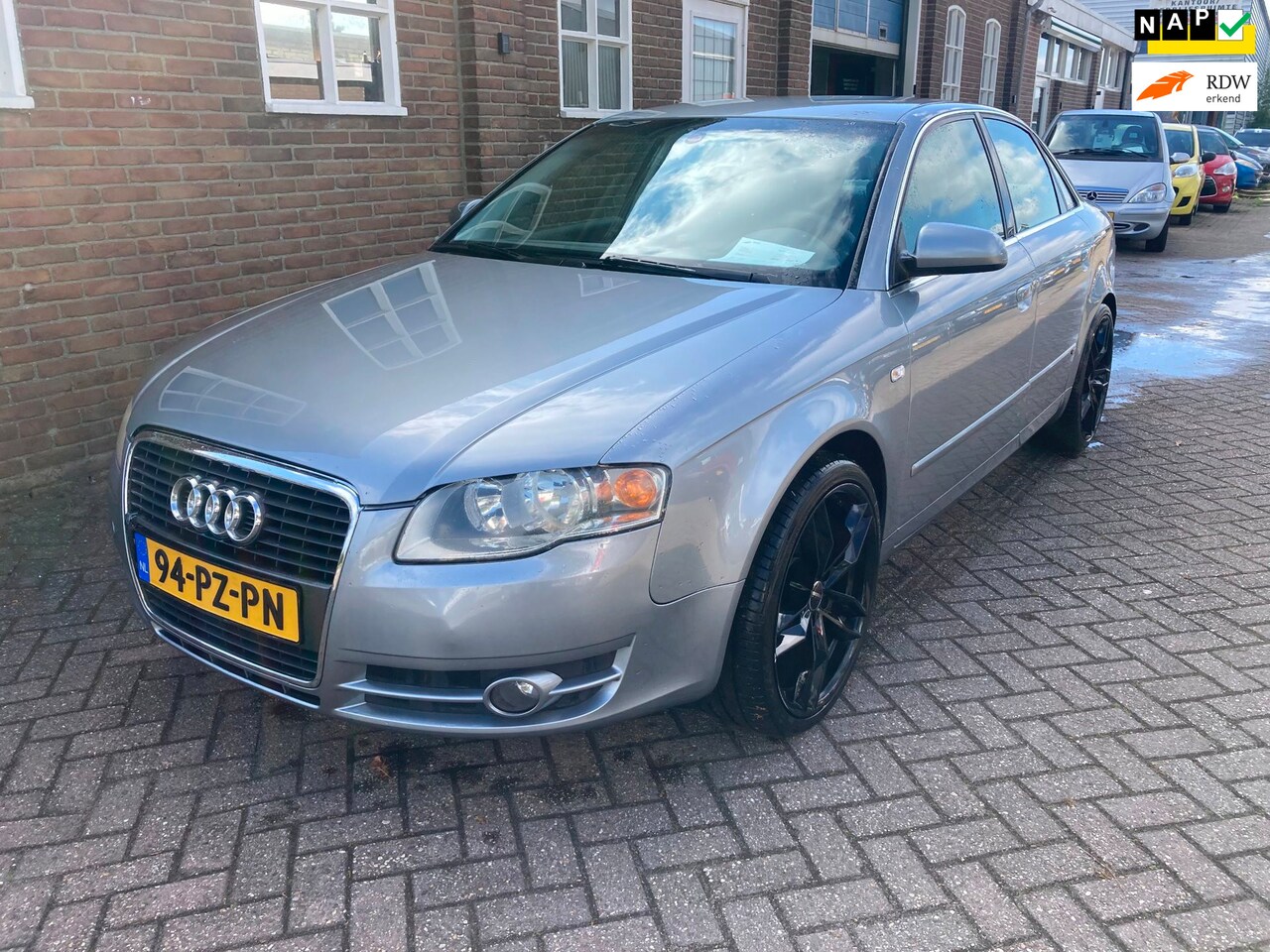Audi A4 Limousine - 2.0 Pro Line Bj 2005, Clima, Cruise, 19 inch velgen, inruil is mogelijk - AutoWereld.nl