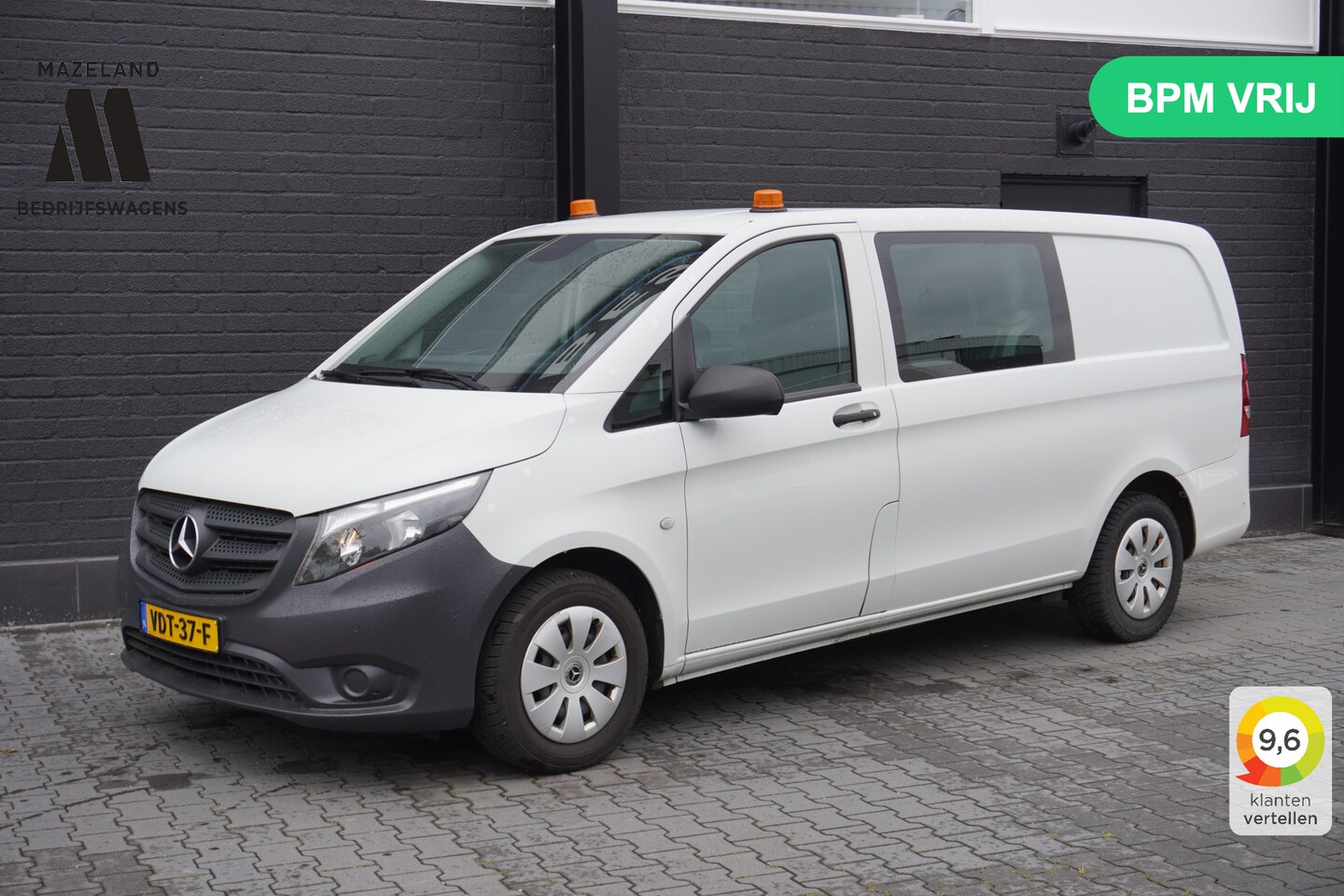 Mercedes-Benz Vito - 114 CDI Lang Automaat Dubbele Cabine - EURO 6 - Airco - Navi - €19.900,- Excl. - AutoWereld.nl