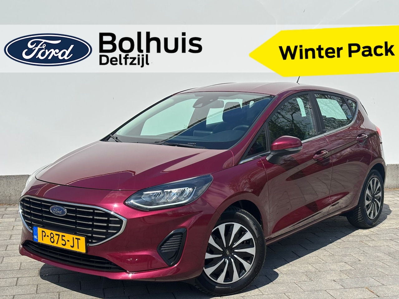 Ford Fiesta - EcoBoost 100pk Titanium | Dealer onderhouden | Winterpack | Cruise | All-season banden | K - AutoWereld.nl