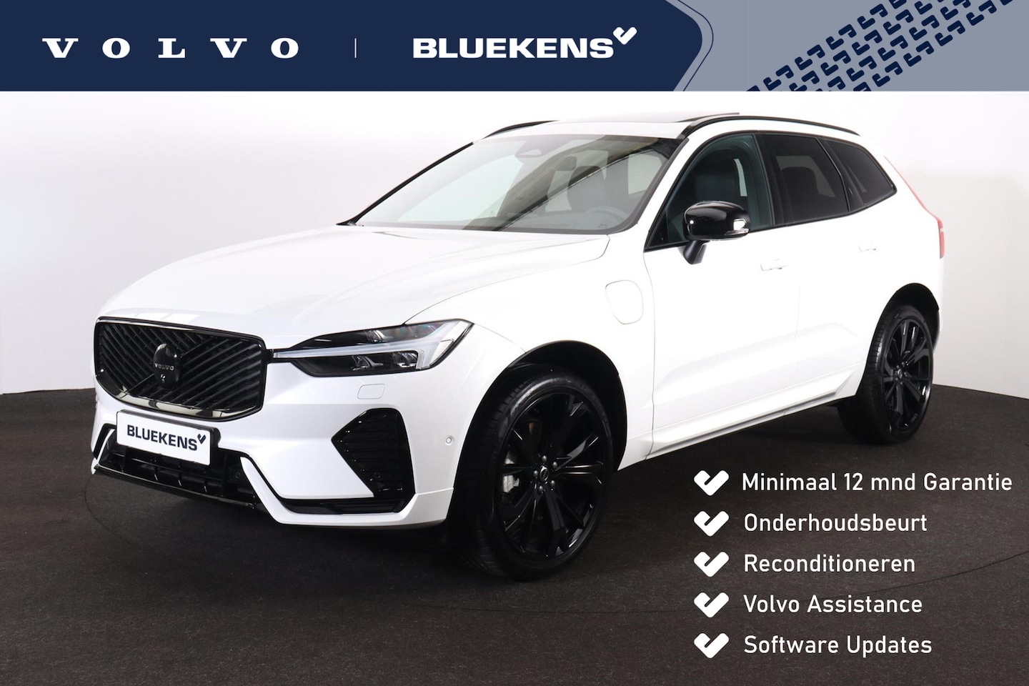 Volvo XC60 - T8 Recharge AWD Plus Black Edition - Panorama/schuifdak - IntelliSafe Assist & Surround - - AutoWereld.nl