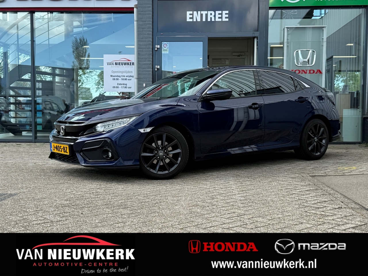 Honda Civic - 1.0 i-VTEC 126pk CVT 5D Elegance | carplay | adaptive cruise - AutoWereld.nl