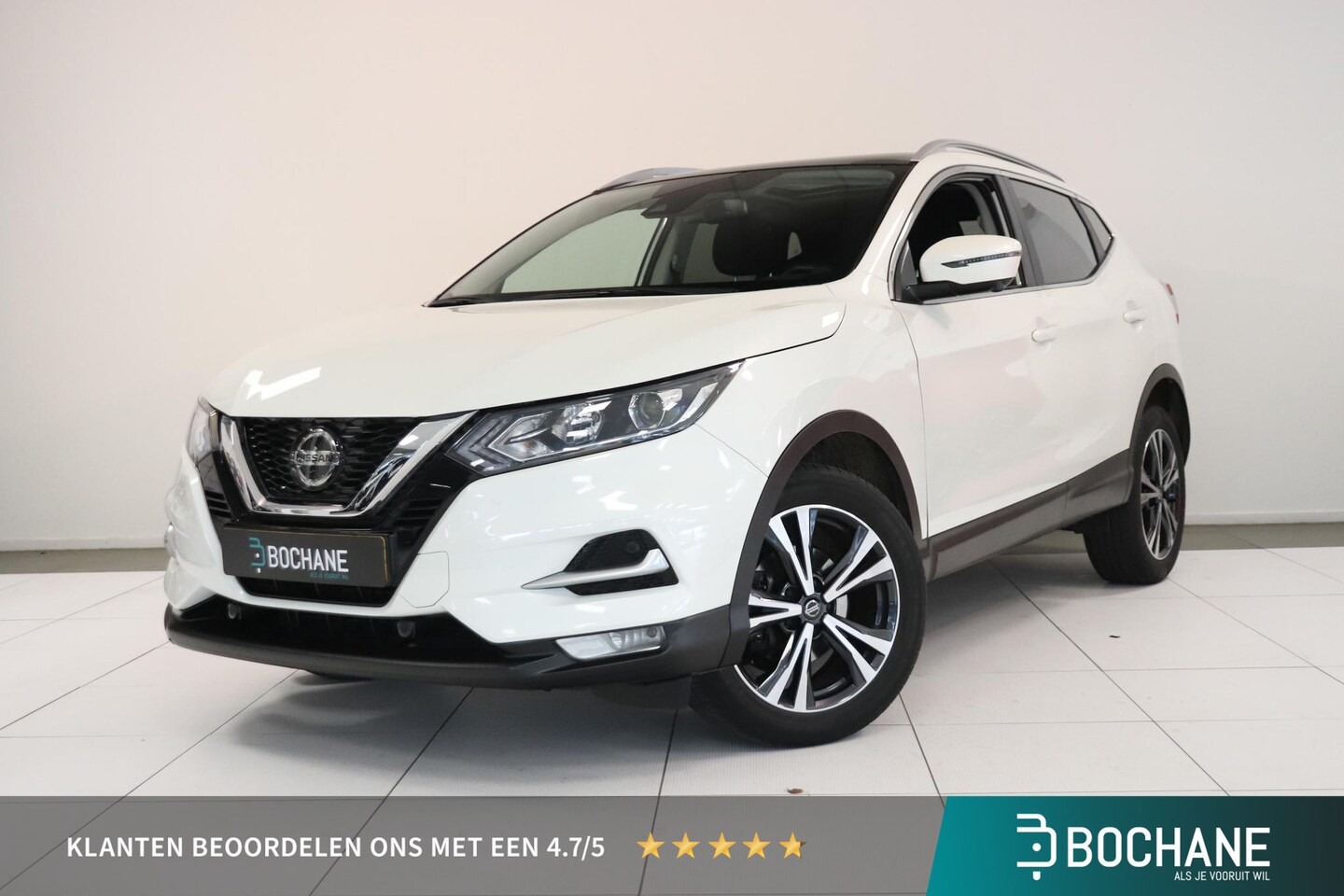 Nissan Qashqai - 1.3 DIG-T 160 Pk Design Edition | Panoramadak | Trekhaak | 360° Camera | Climate control | - AutoWereld.nl