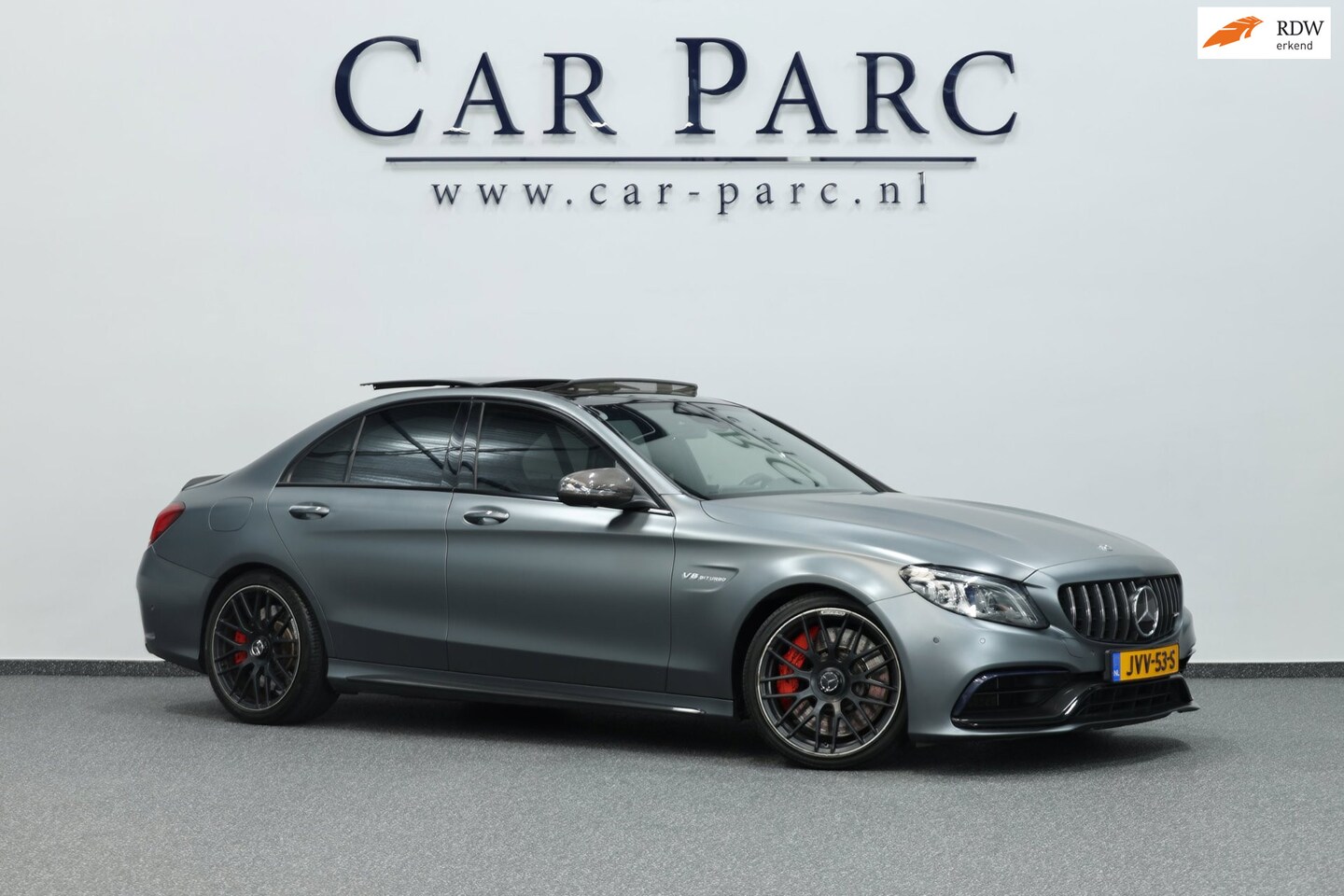 Mercedes-Benz C-klasse - AMG 63 S 510+PK MULTIBEAM/VIRTUAL/SFEER/PANO/SCHAAL+LEER+S.VERKOELING/19" LMV/360 CAM/ACC/ - AutoWereld.nl