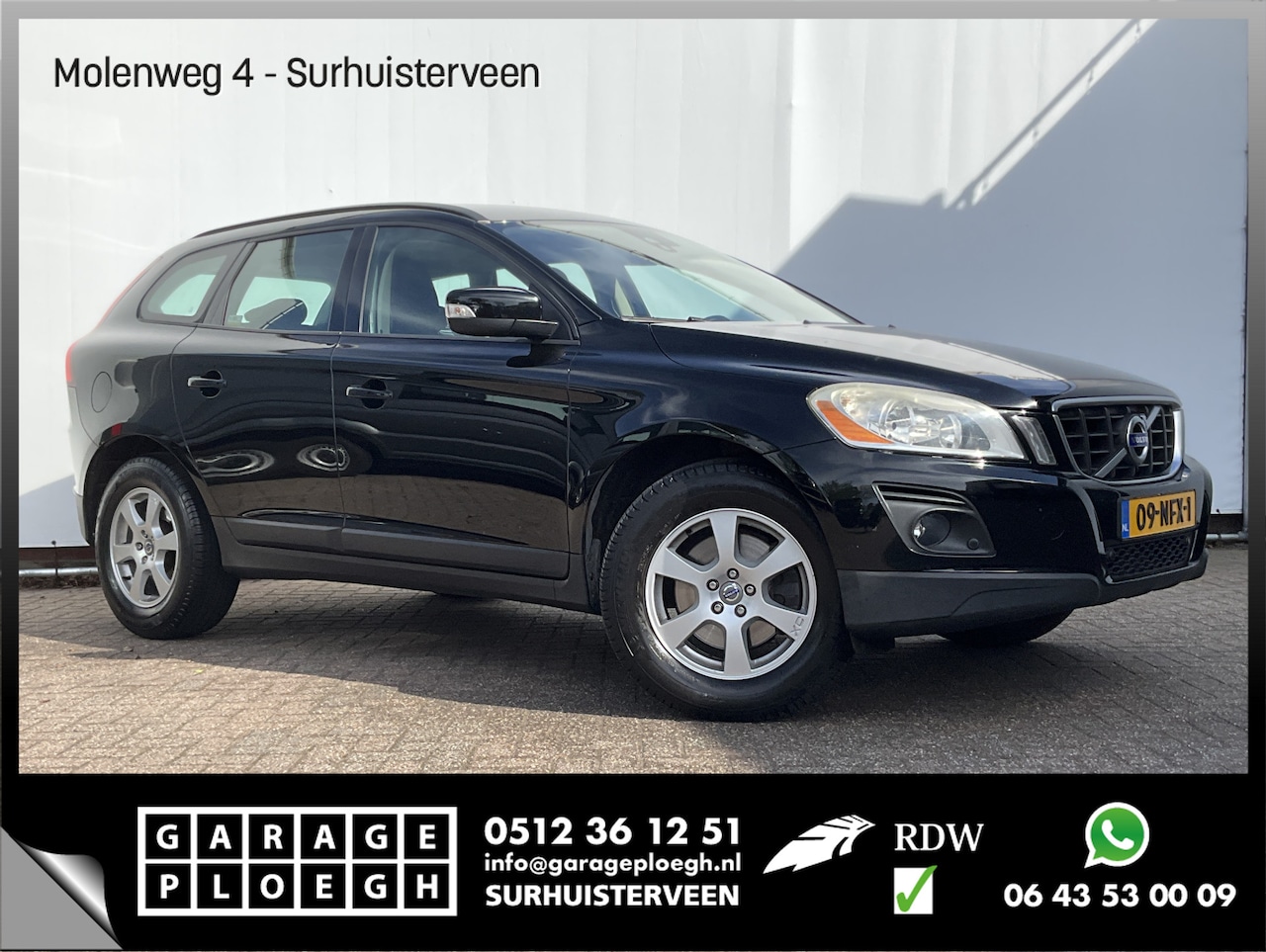 Volvo XC60 - 2.4D 5-Cil 176pk Trekhaak 1Eig Leer Nav/Cruise Stoelverw Orig.NL Voll.Onderhouden! - AutoWereld.nl