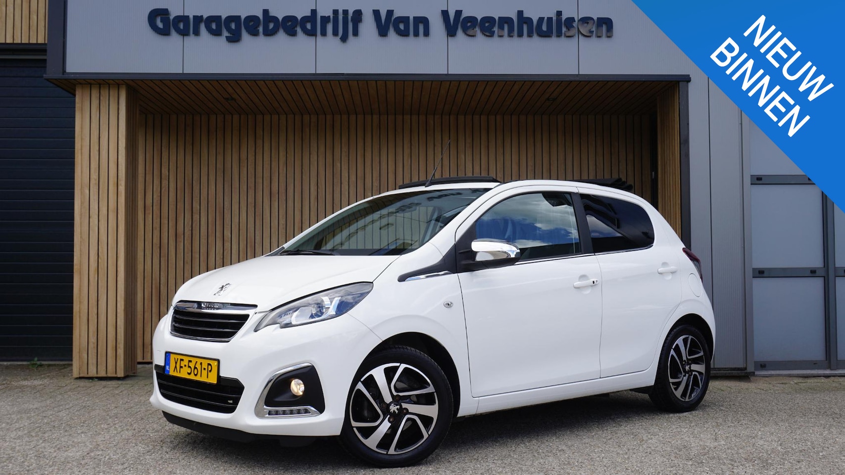 Peugeot 108 - 1.0 e-VTi 72pk Allure TOP! 5Drs Cabrio Groot Scherm Keyless Clima A-Camera 15inch LM NL au - AutoWereld.nl