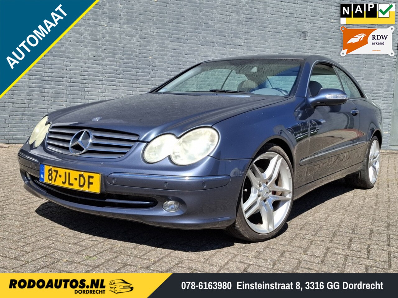 Mercedes-Benz CLK-klasse Coupé - 240 Elegance Schuifdak/Leder ✅ - AutoWereld.nl