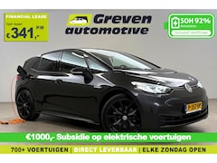 Volkswagen ID.3 - 58KWH First Black Edition | Snelladen | SOH 92% | Virtual | Sfeer | Adap. Cruise | Trekhaa