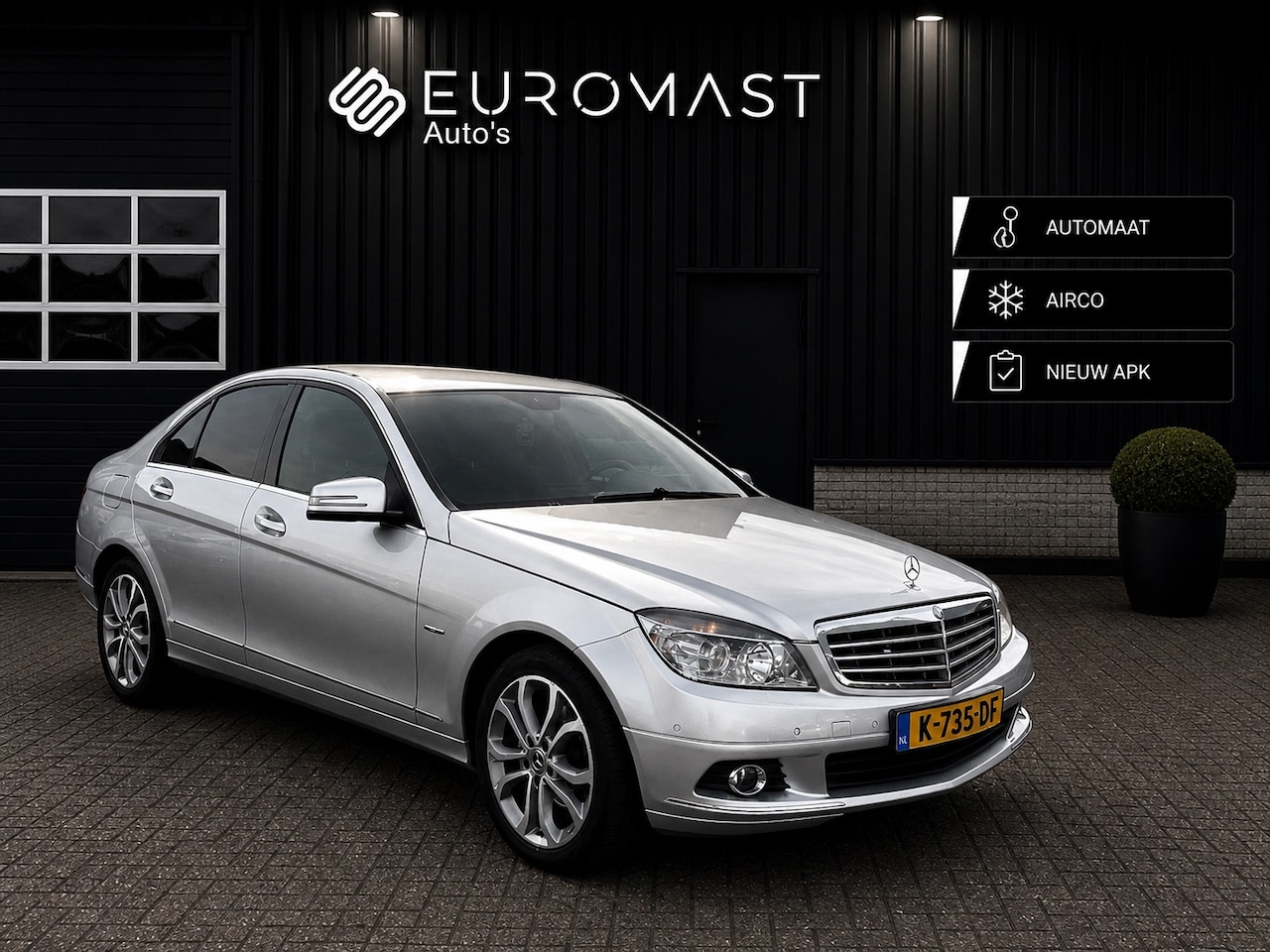 Mercedes-Benz C-klasse - 180 K Elegance Automaat | Carplay | Nieuw apk | Airco - AutoWereld.nl