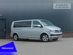 Volkswagen Transporter - 2.0 TDI L2H1 DC Highline I 2x SchuifdeurI Schuifdak I Leer I Zeer compleet I NL-auto