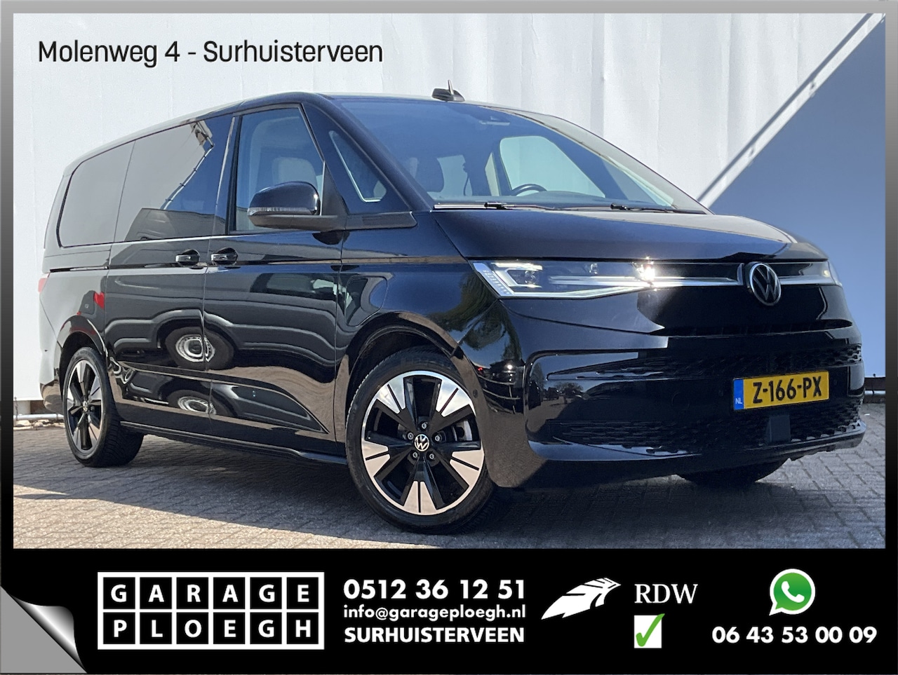 Volkswagen Multivan - 1.4 eHybrid L2H1 Style 6-Pers Trekhaak Leer HUD Stoelverw+Ventilatie Panodak Plug-in! - AutoWereld.nl