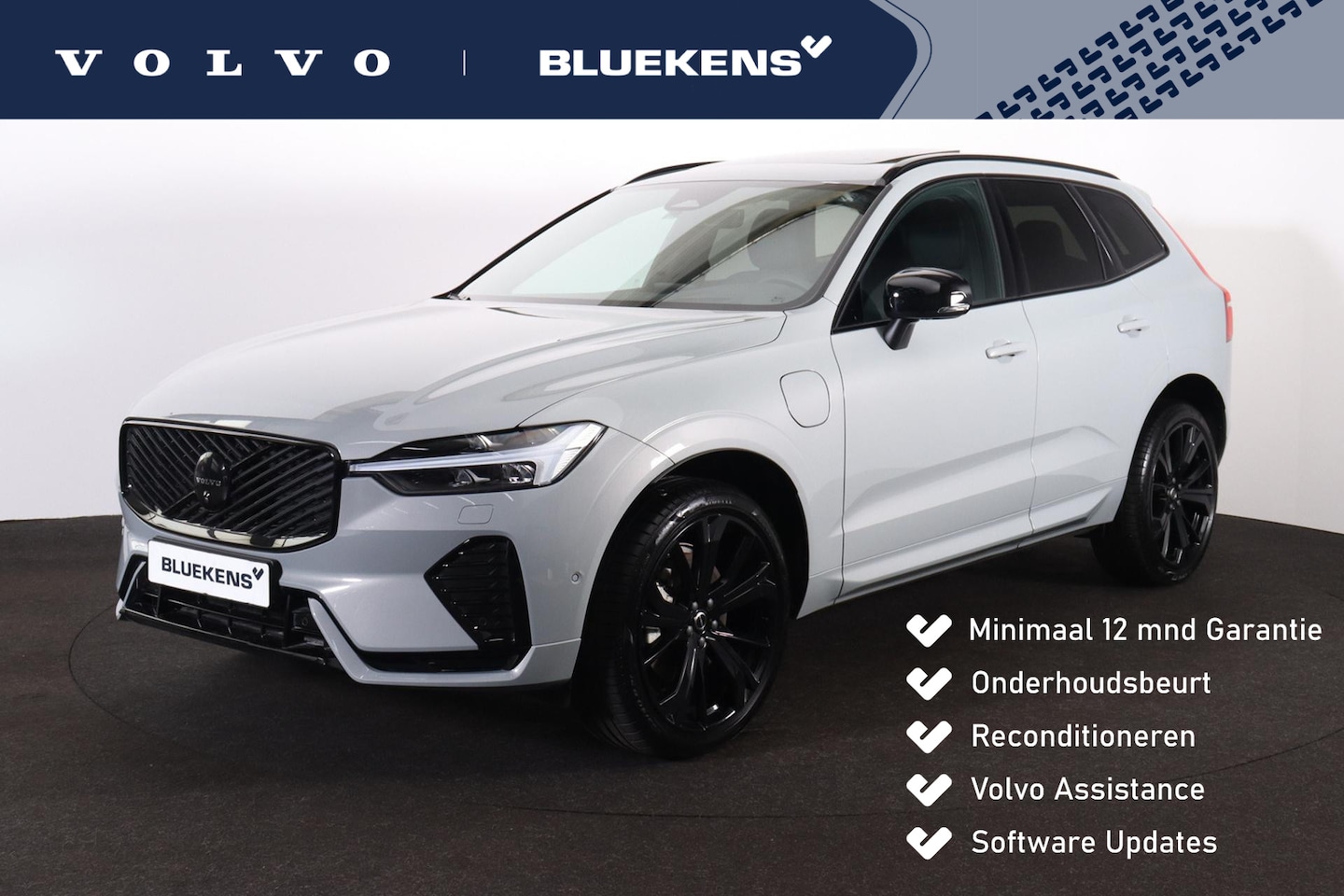 Volvo XC60 - T6 Recharge AWD Plus Black Edition - Panorama/schuifdak - IntelliSafe Assist & Surround - - AutoWereld.nl