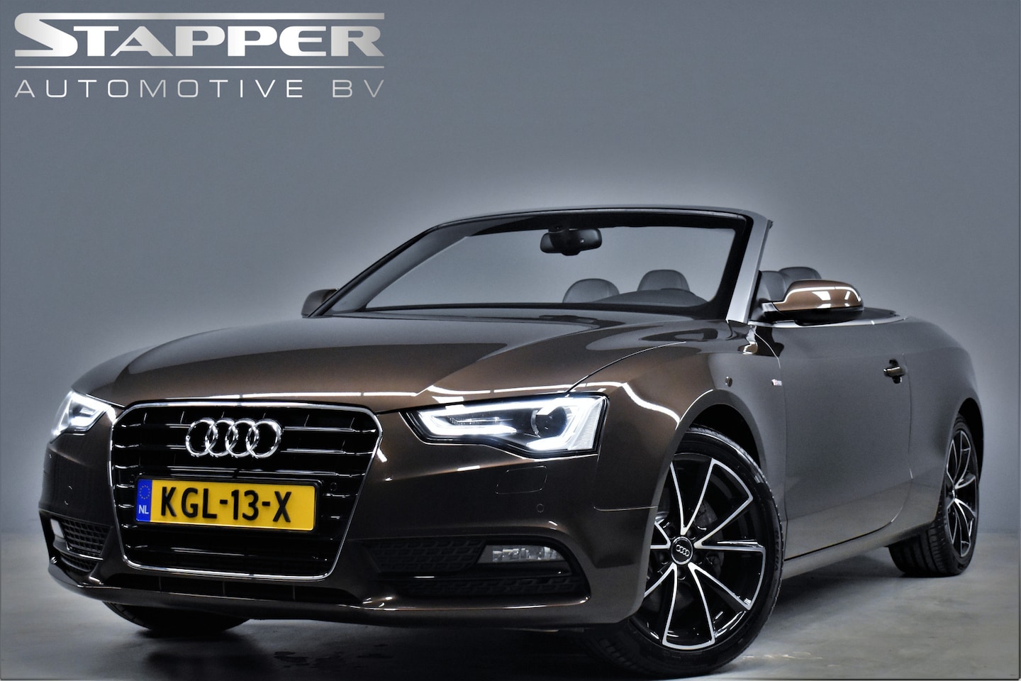 Audi A5 Cabriolet - 2.0 TFSI 211pk Automaat 2x S-Line Navi/Xenon/Led/Leer/Climate/Stoelverw./Pdc/Cruise/Lmv18" - AutoWereld.nl