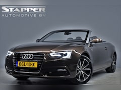 Audi A5 Cabriolet - 2.0 TFSI 211pk Automaat 2x S-Line Navi/Xenon/Led/Leer/Climate/Stoelverw./Pdc/Cruise/Lmv18"