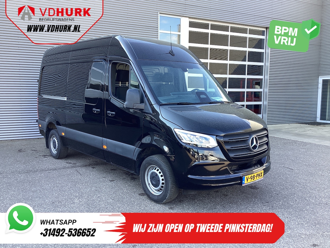 Mercedes-Benz Sprinter - 317 CDI Aut. L2H2 3.5t Trekverm./ LED/ 270Gr.Deuren/ Navi/ Camera/ Cruise/ PDC - AutoWereld.nl