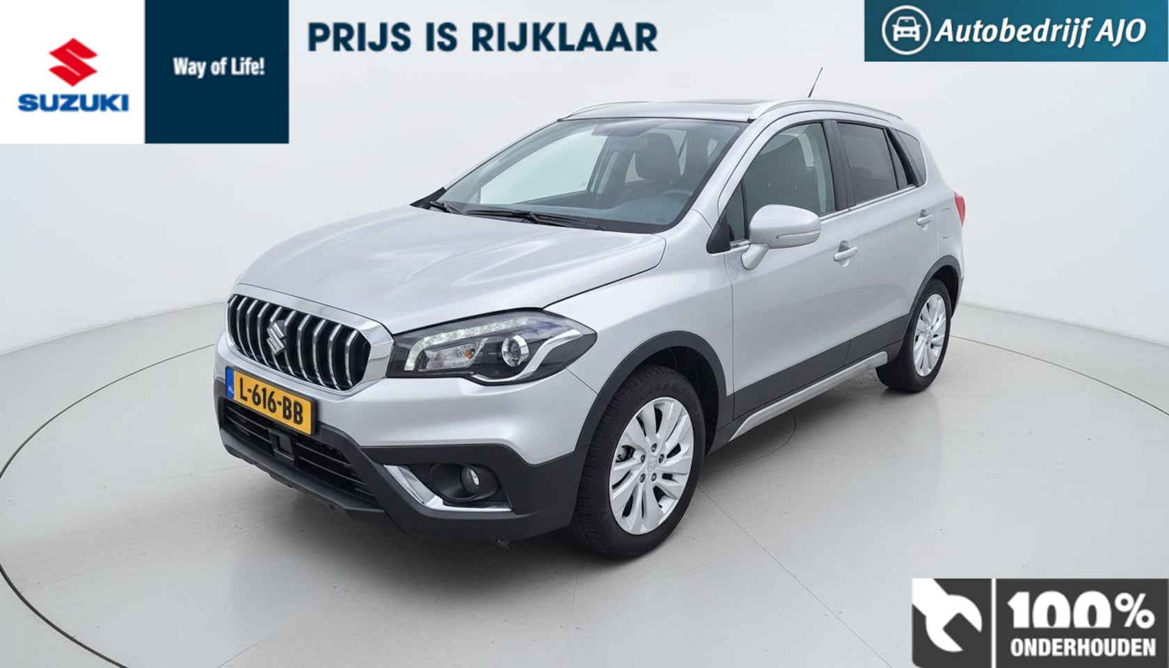 Suzuki S-Cross - 1.4 Boosterjet Select Smart Hybrid rijklaar prijs - AutoWereld.nl