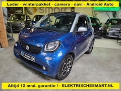 Smart Fortwo - EQ Comfort PLUS - 3 fase lader - leder - winterpakket - camera - Android Auto etc
