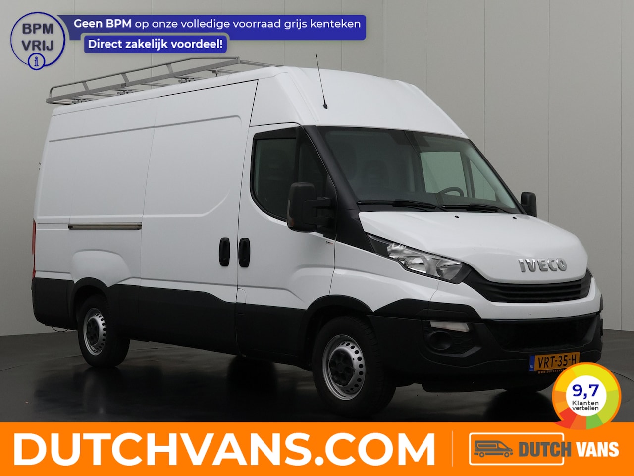 Iveco Daily - 35S16 L2H2 | Euro 6 | Imperiaal | Trekhaak 3500Kg | Airco | 3-zits | Betimmering - AutoWereld.nl