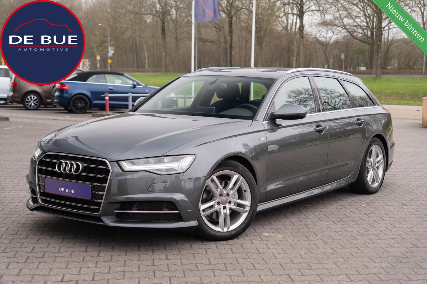 Audi A6 Avant - 1.8 TFSI 190PK S-Line|Facelift|Org NL NAP|1ste Eig|Trekhaak|Leder|LED|Automaat|DaytonaGrij - AutoWereld.nl
