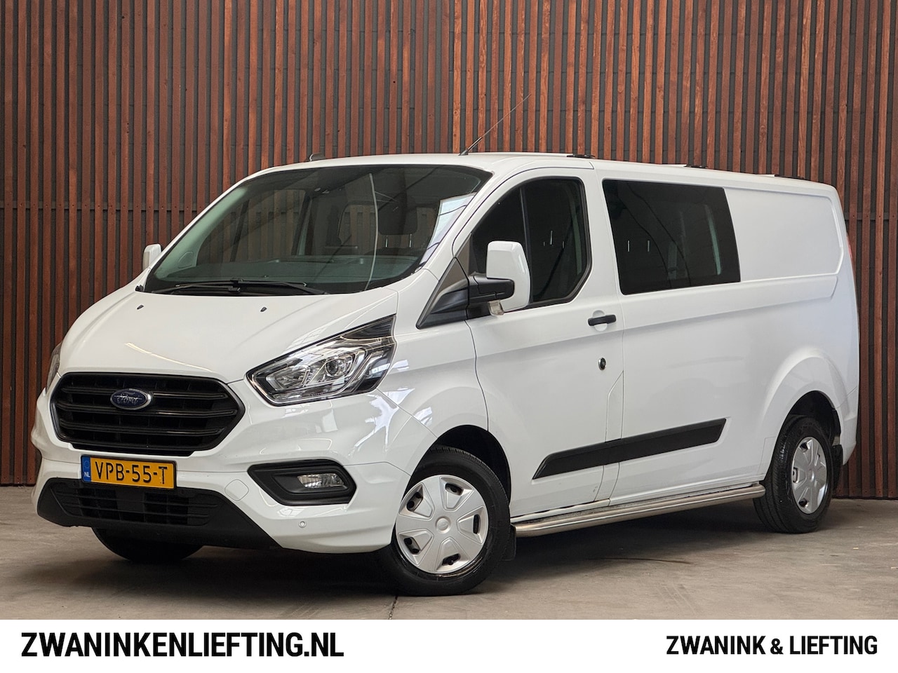 Ford Transit Custom - 2.0 TDCI L2H1 Trend Dubbele Cabine CRUISE-AIRCO-CARPLAY-CAMERA-TREKHAAK - AutoWereld.nl