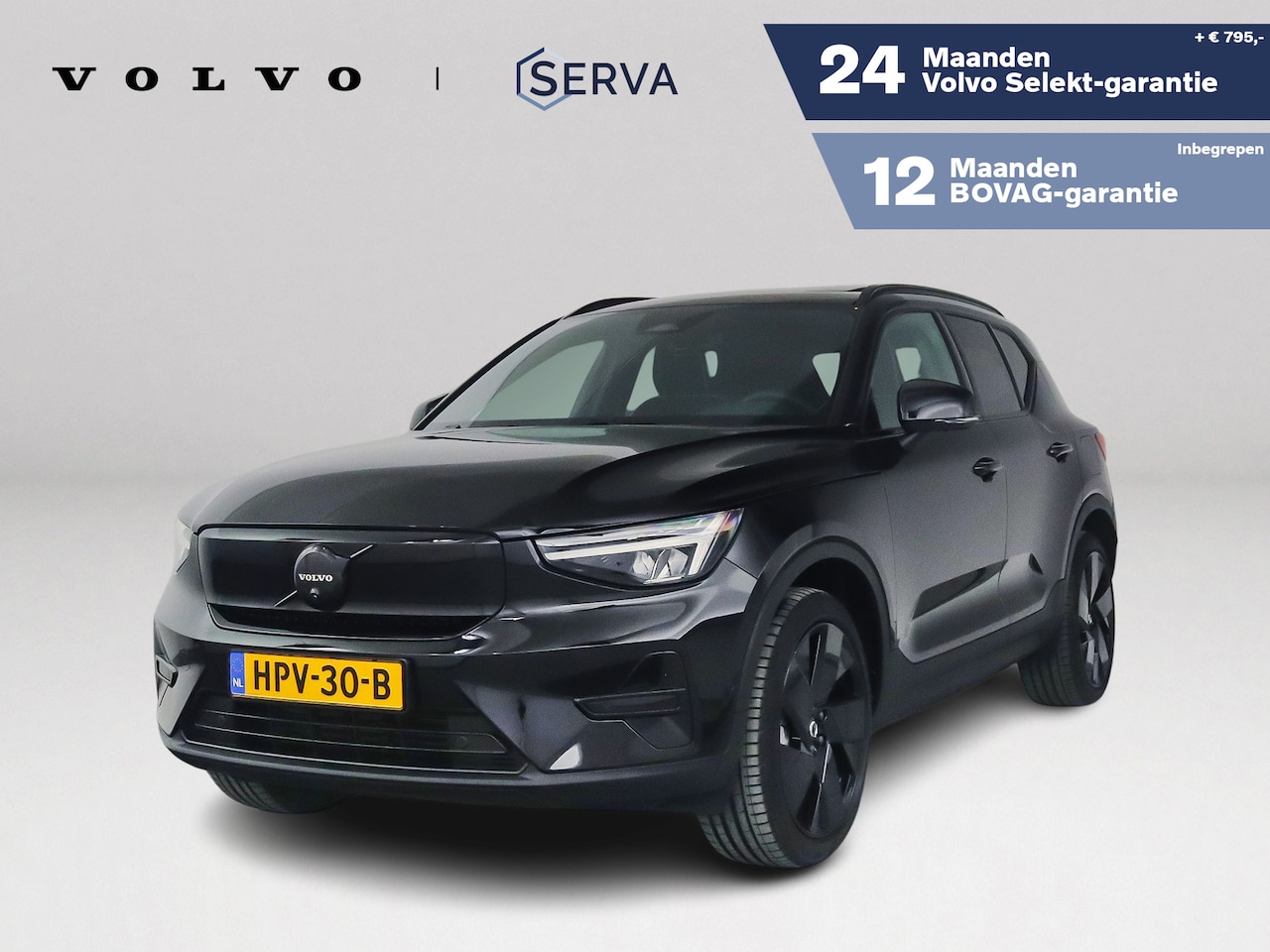 Volvo EX40 - Single Motor Extended Range Ultra Black Ed. 82 kWh | SOH 98% | Panoramadak | 360° | Harman - AutoWereld.nl