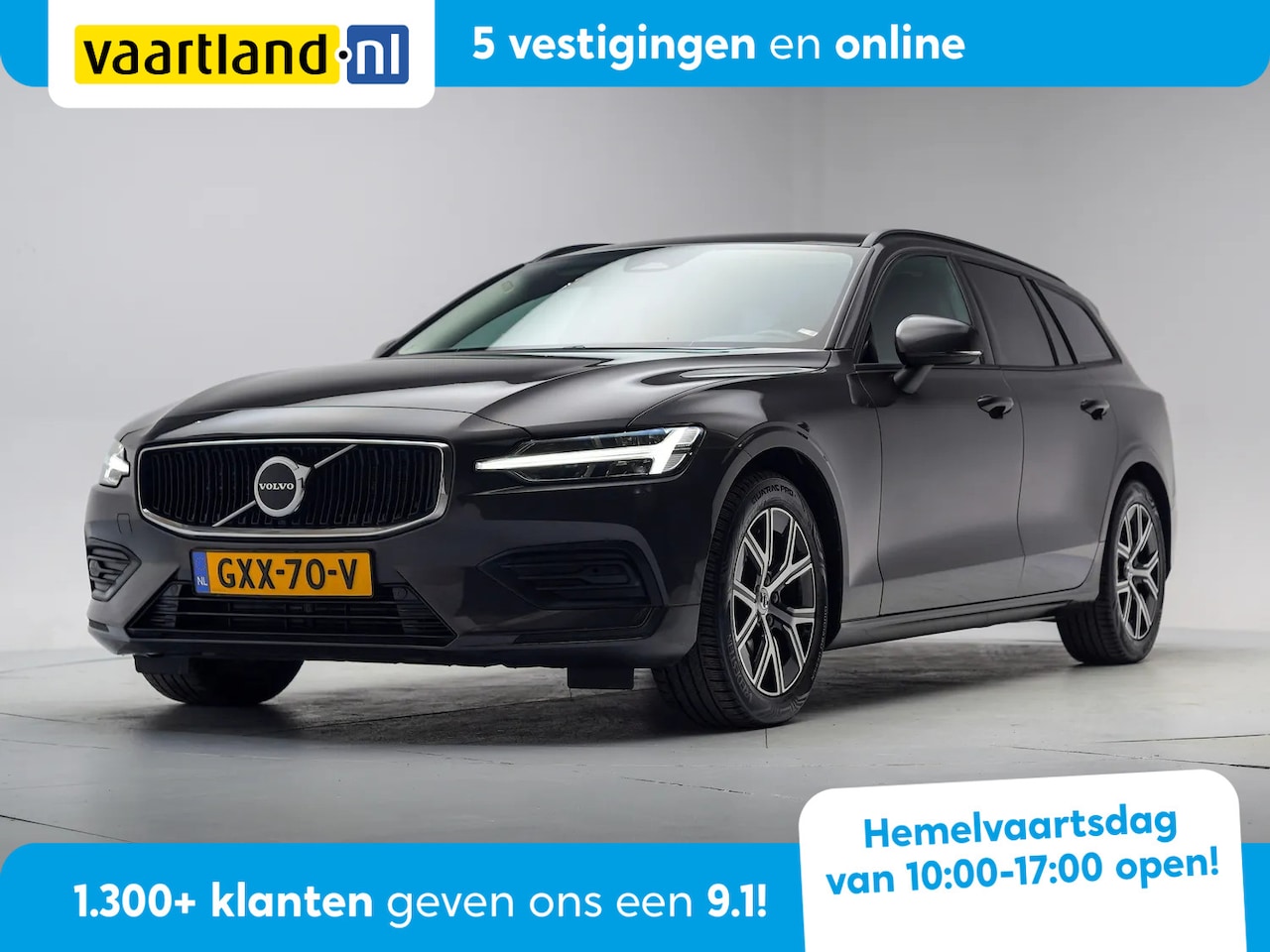 Volvo V60 - 2.0 B4 197pk Essential Edition Aut. [ LED Camera Stoel-en stuurverwarming ] - AutoWereld.nl