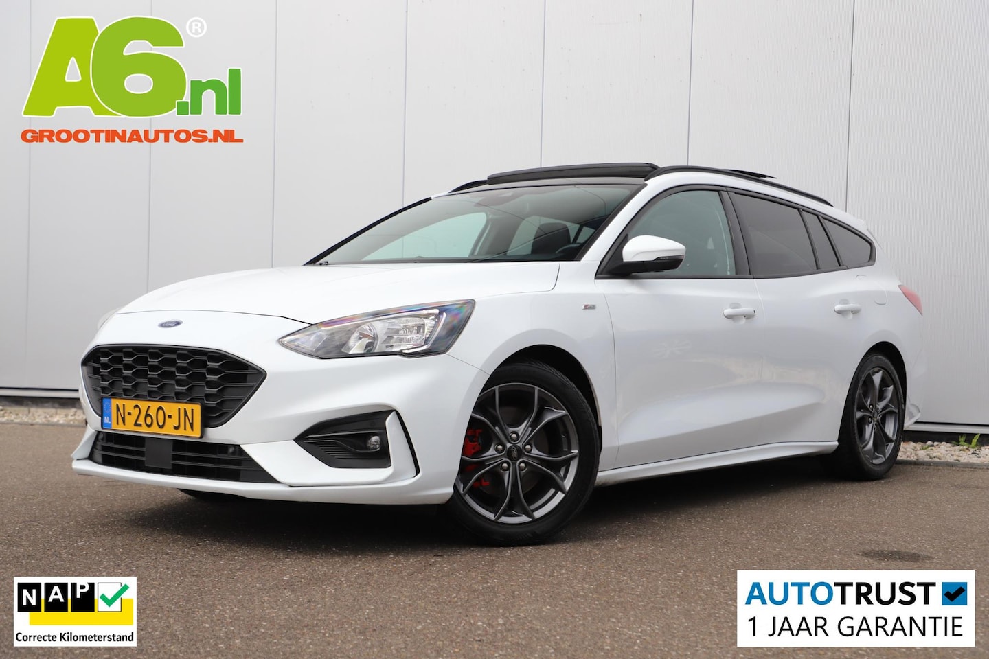 Ford Focus Wagon - 1.0 EcoBoost Hybrid ST Line X Business Trekhaak Panoramadak B&O Audio Stuur & Stoelverwarm - AutoWereld.nl