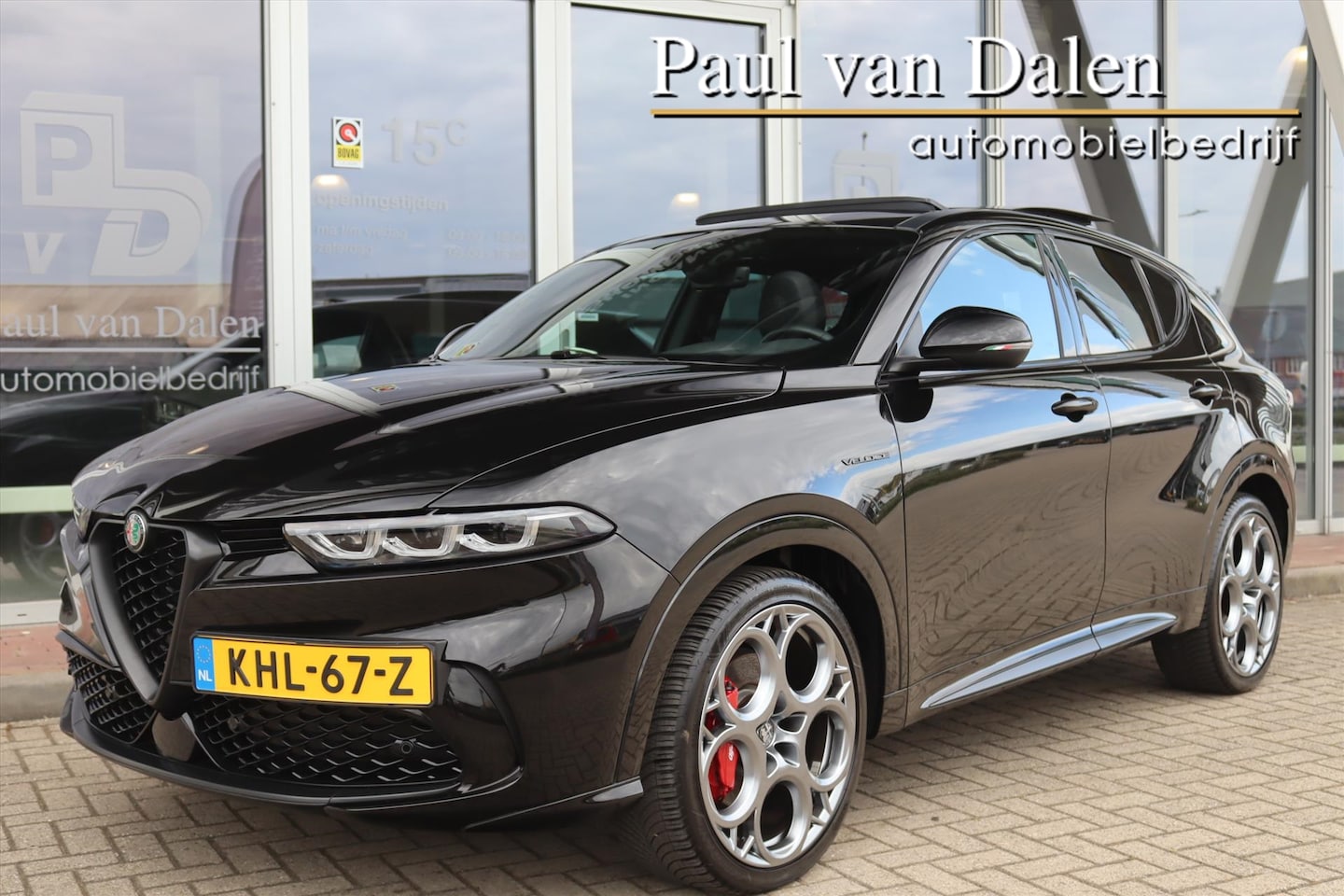 Alfa Romeo Tonale - 1.5T HYBRID 160PK AUTOMAAT VELOCE Panodak | Leer | Camera | Adapt.Cruise | Stoelverw./Koel - AutoWereld.nl