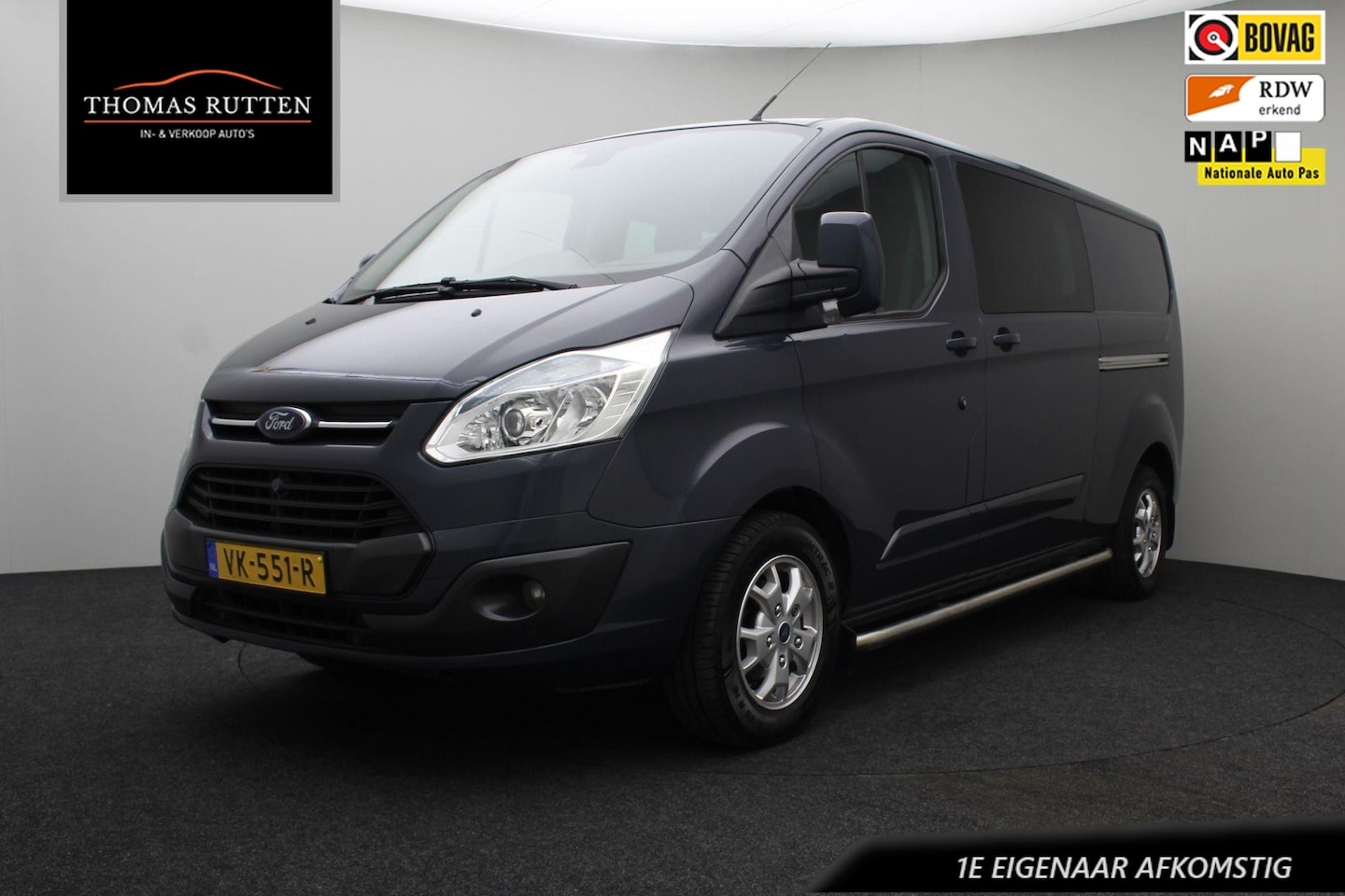 Ford Transit Custom - 290 2.2 TDCI L2H1 Limited DC 2014 | 1e Eigenaar | Navigatie | Airco | Cruise Control | Air - AutoWereld.nl